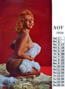 Kamera Calendar - November (1959)